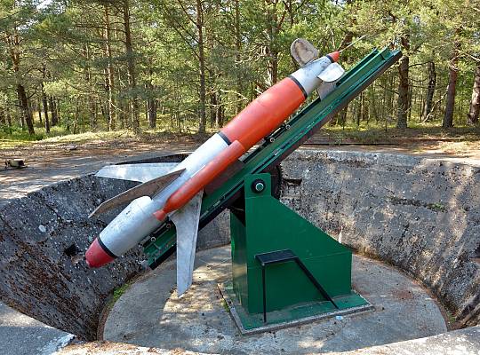 Grafika Dawny niemiecki poligon rakietowy z okresu II wojny światowej