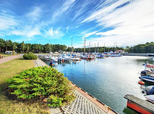 Grafika Marina marina u ujścia rzeki Łeby